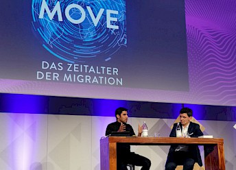 Parag Khanna im Gespräch mit Futurium-Direktor Stefan Brandt