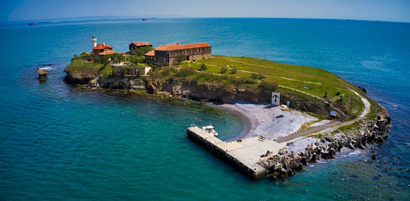 Insel Hl. Anastasia, Burgas, Bulgarien, Schwarzmeer