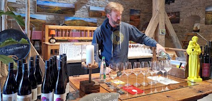 Im Weingut Ilmbacher Hof in Iphofen an Kirchweih