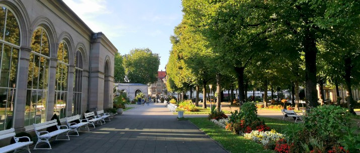 Im Kurgarten in Bad Kissingen, Franken