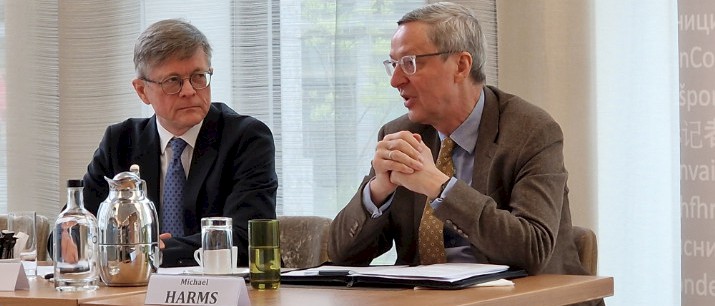 Michael Harms, OA, mit Ewald König