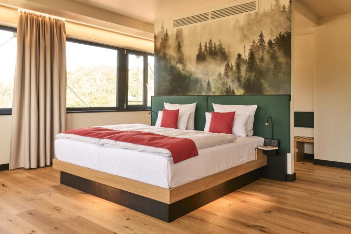 Modernes Zimmer im Hotel Morgenroth