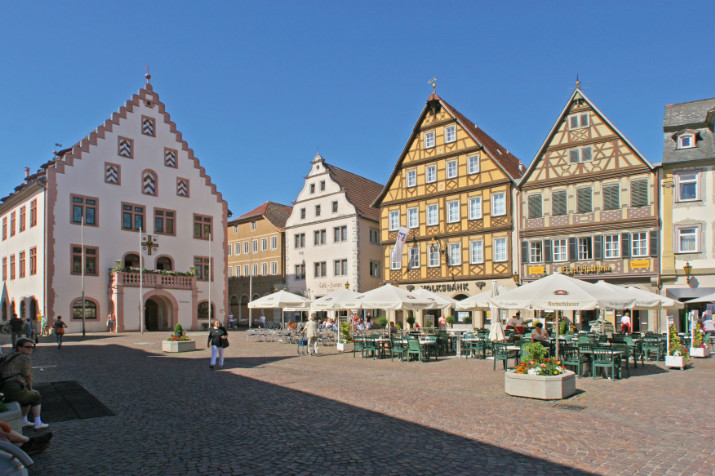 Marktplatz von Bad Mergentheim, Foto: Stadt Bad Mergentheim